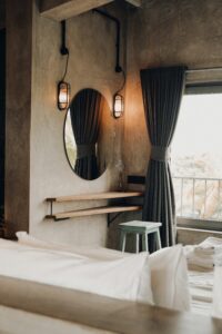 Drapery bedroom
