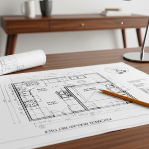 Kitchen Remodel Planning Blueprint - Kitchen Renovation Floor Plan