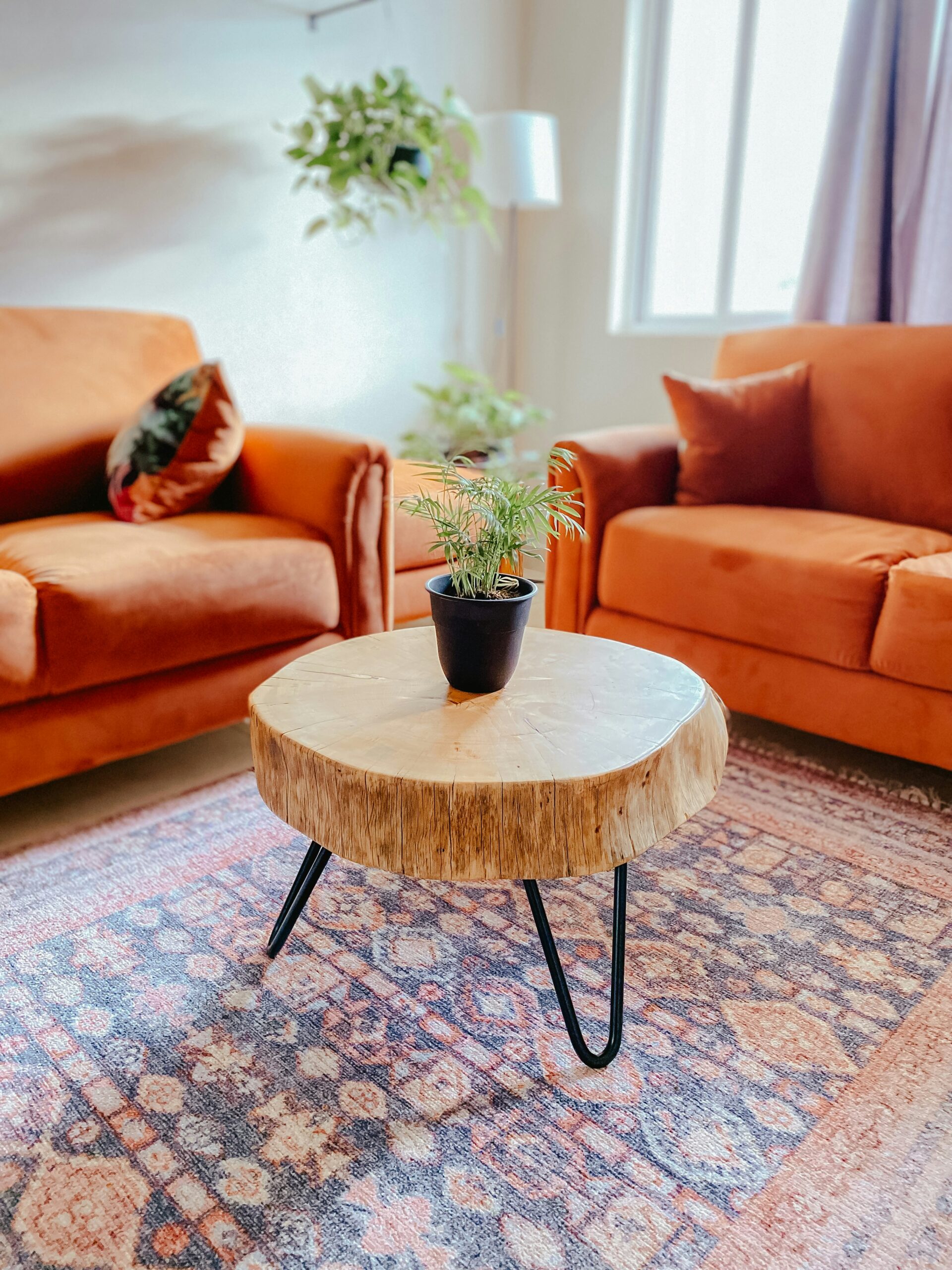 Natural Cozy Home Decor Using Wood and Woven Accents