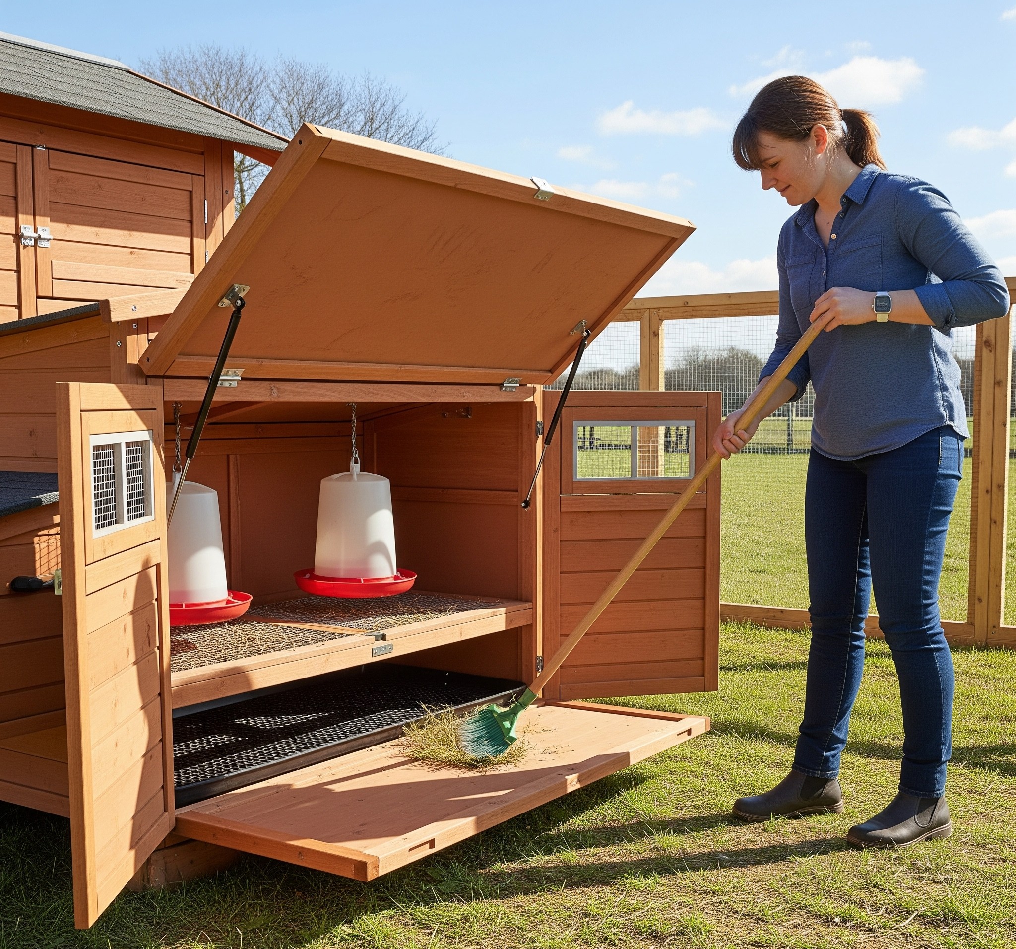 chicken-coop-easy-cleaning-access