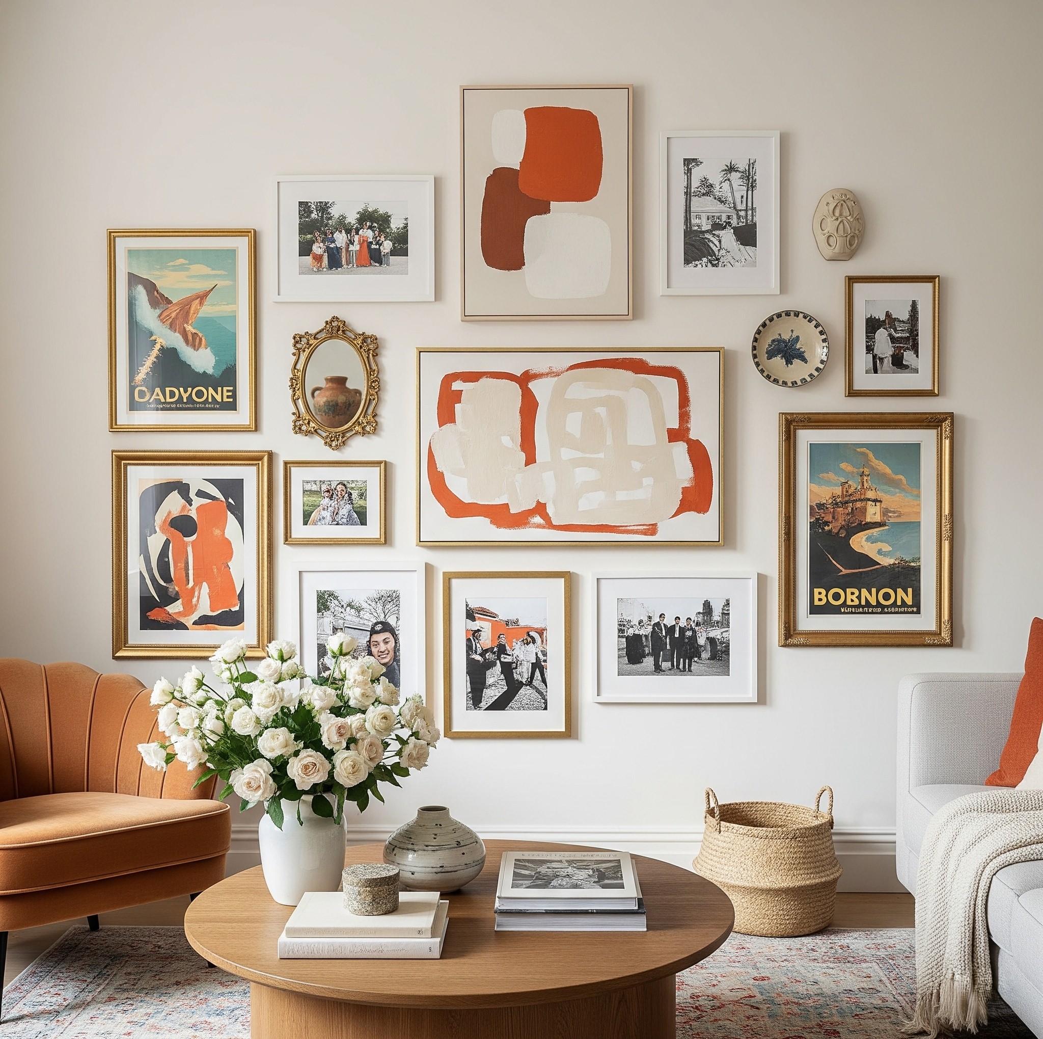 gallery-wall-mixed-frames-living-room