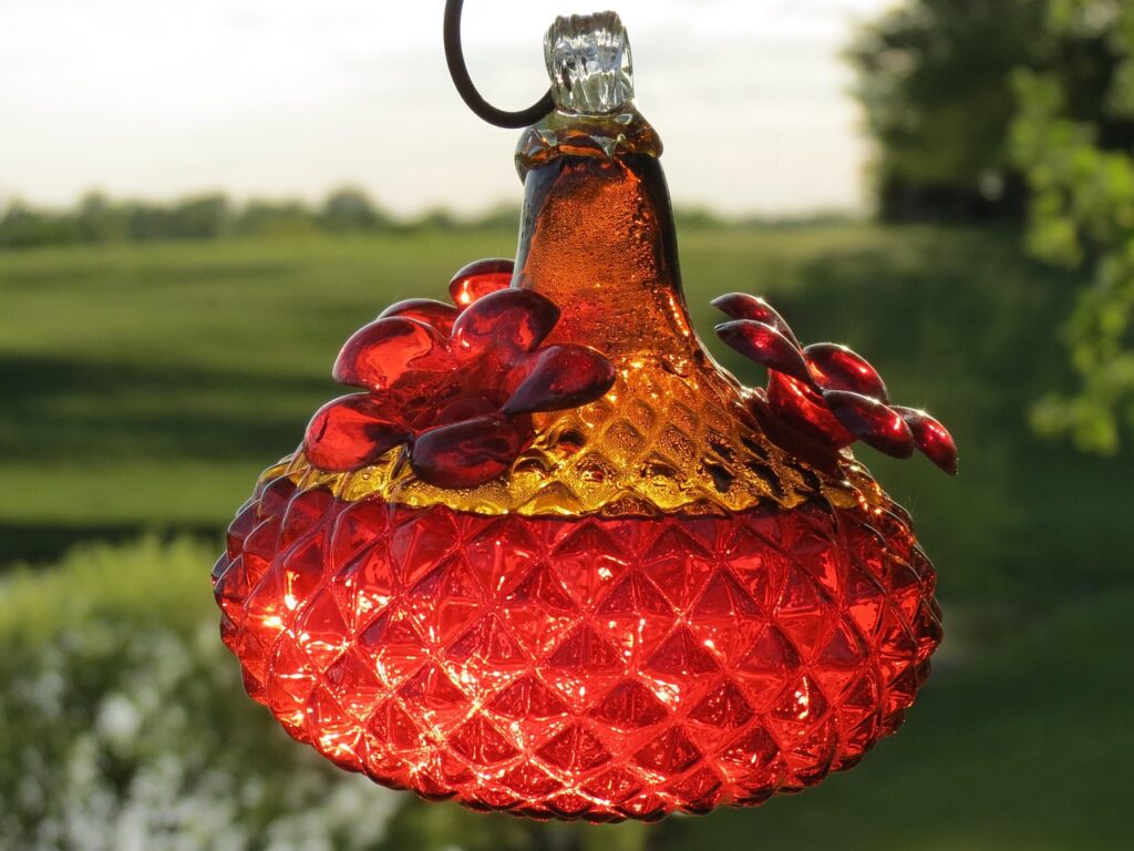 glass-hummingbird-feeder
