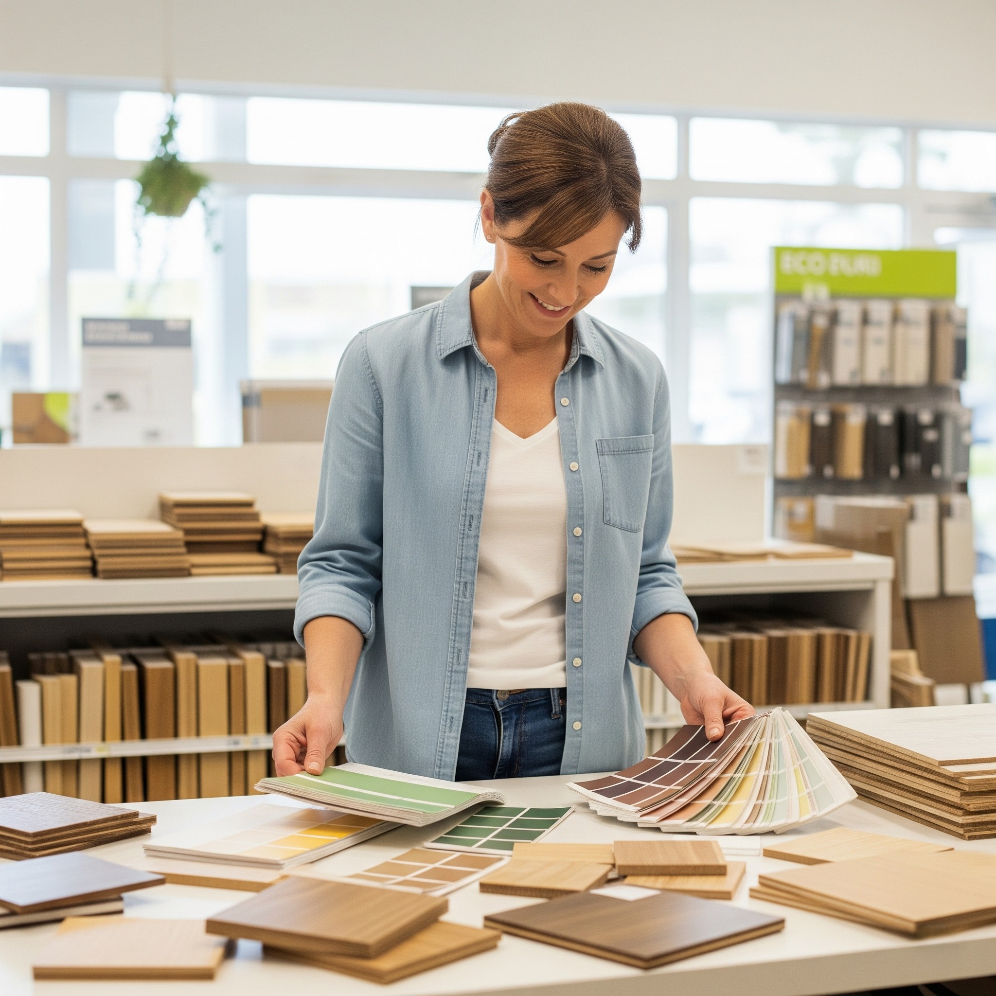 homeowner-choosing-eco-friendly-building-materials