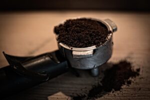 used coffee grounds