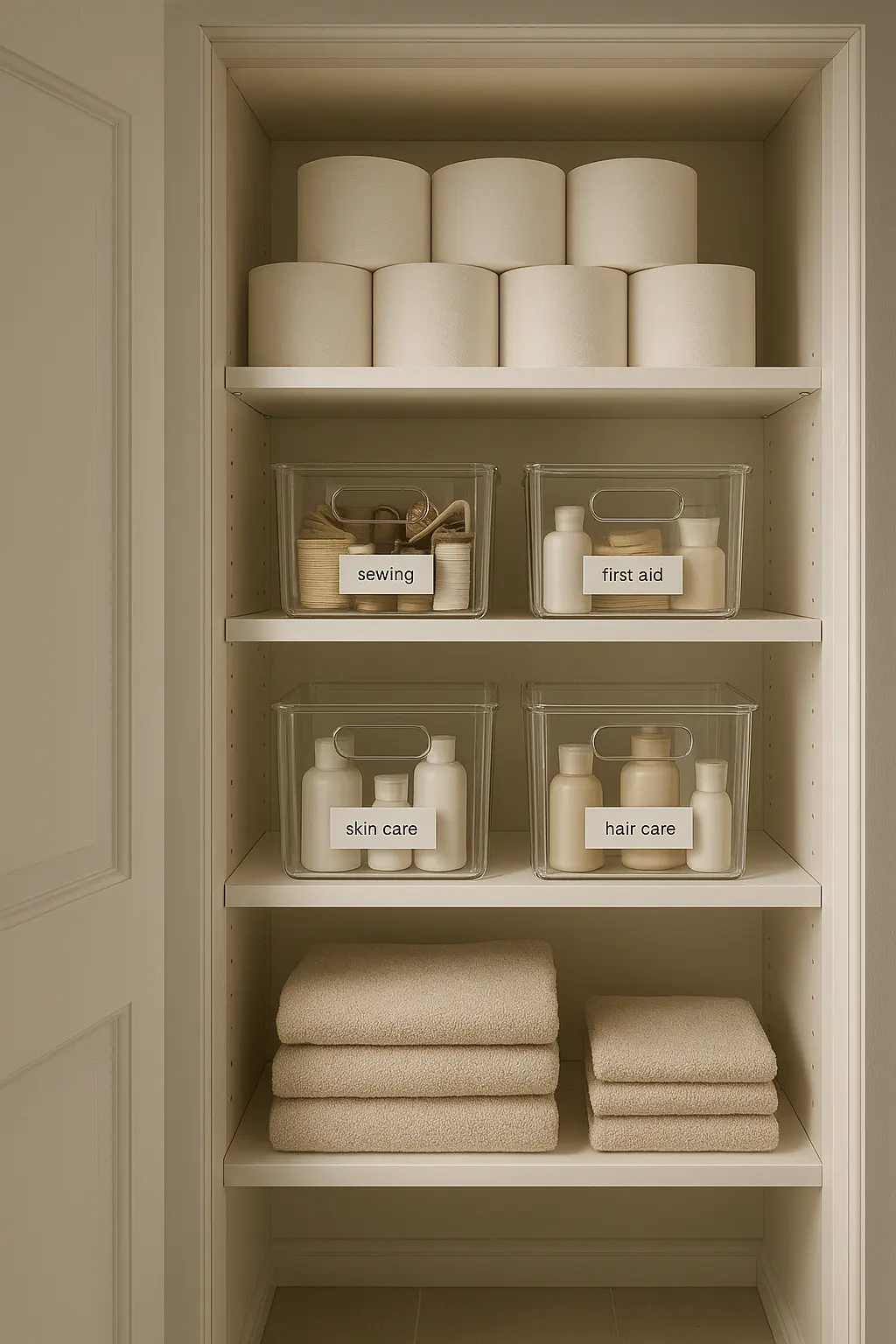 custom-bathroom-closet-shelves-adjustable-linen-closet-system