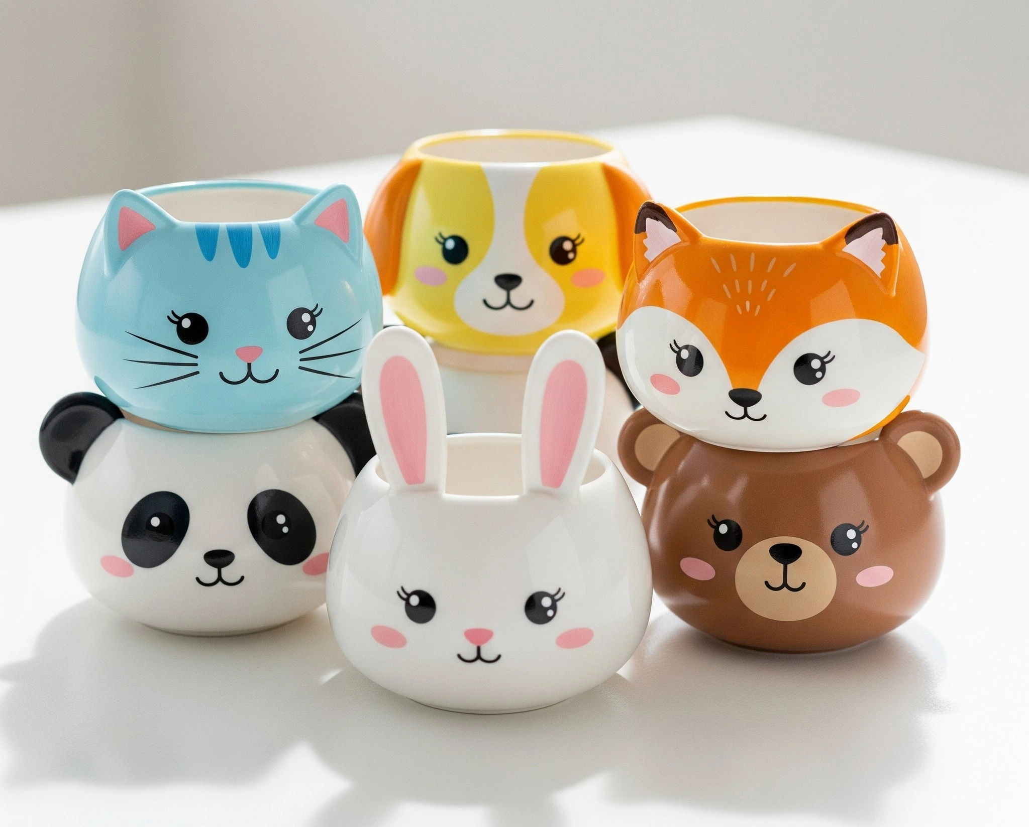 cute-animal-faces-painted-kawaii-art