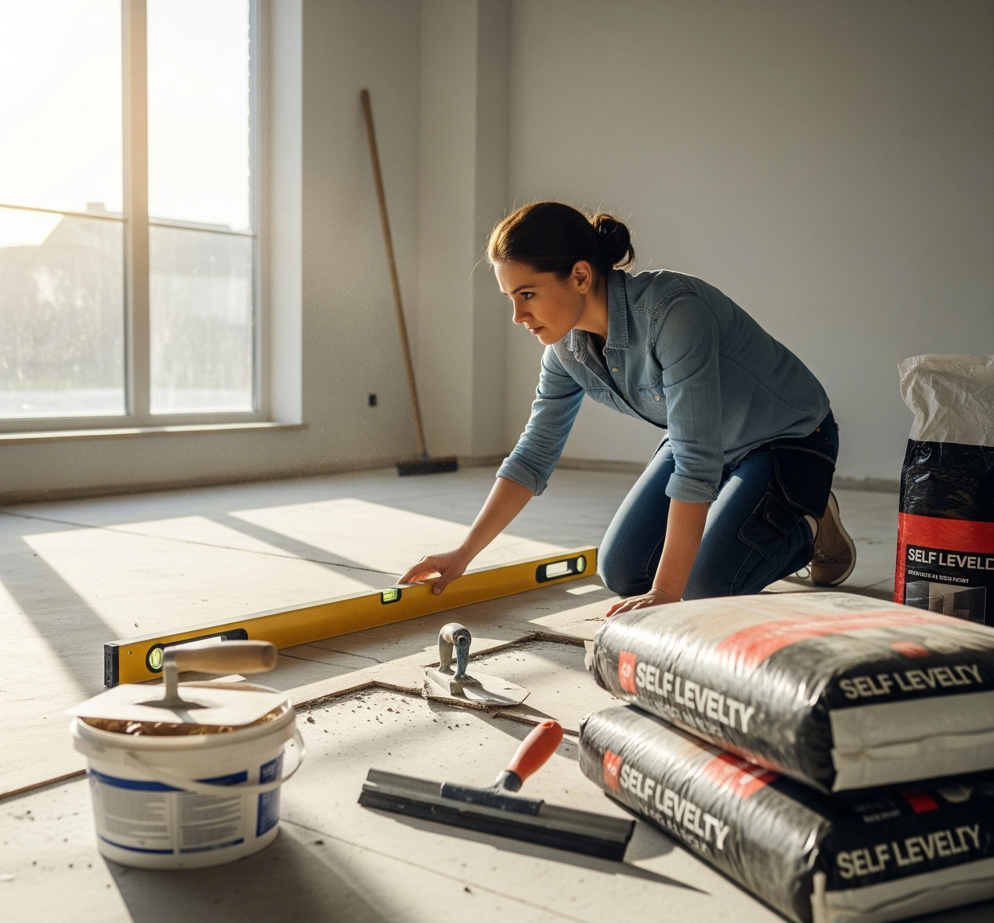 floor leveling DIY