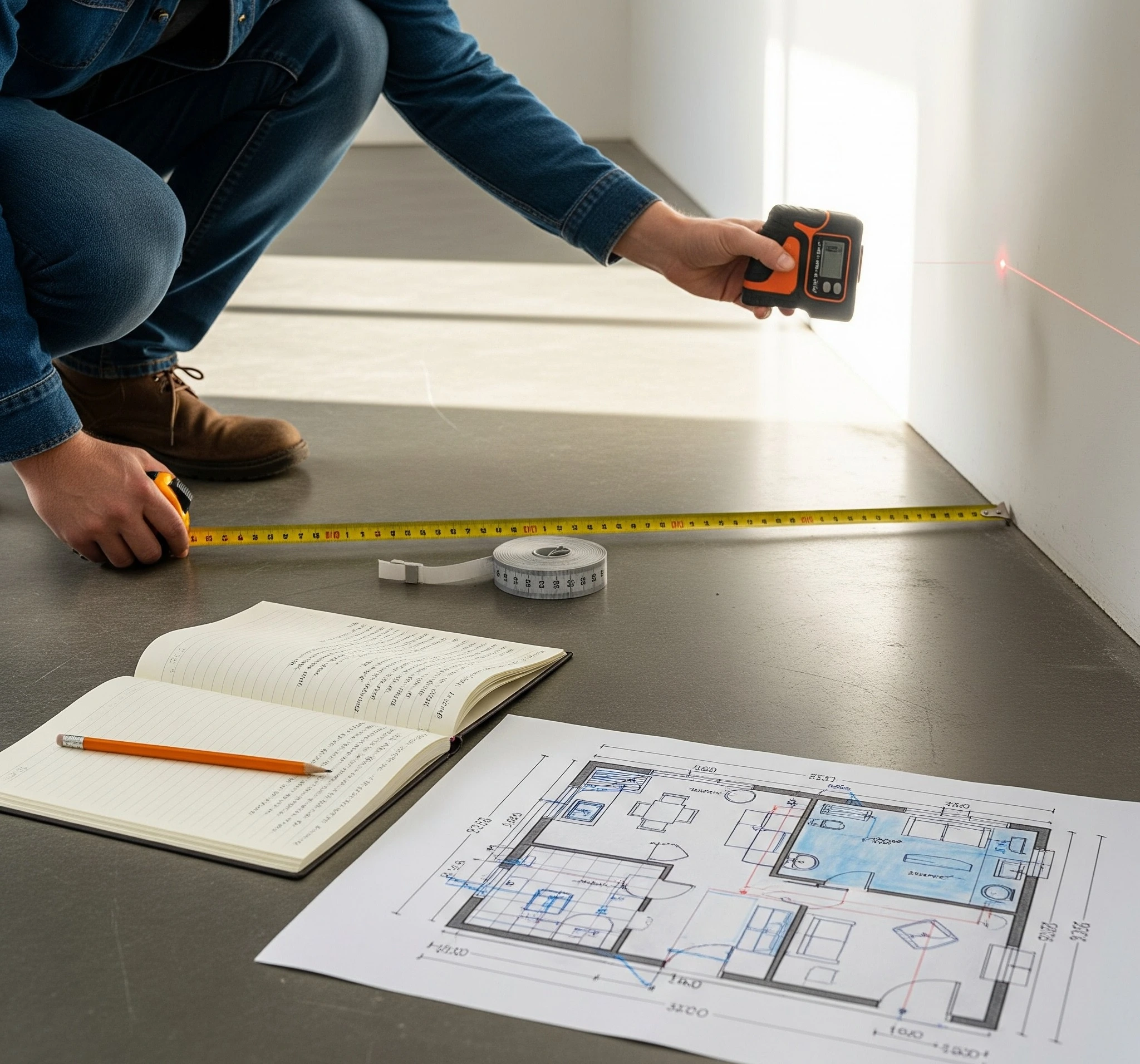 measuring-floor-planning-layout-diy