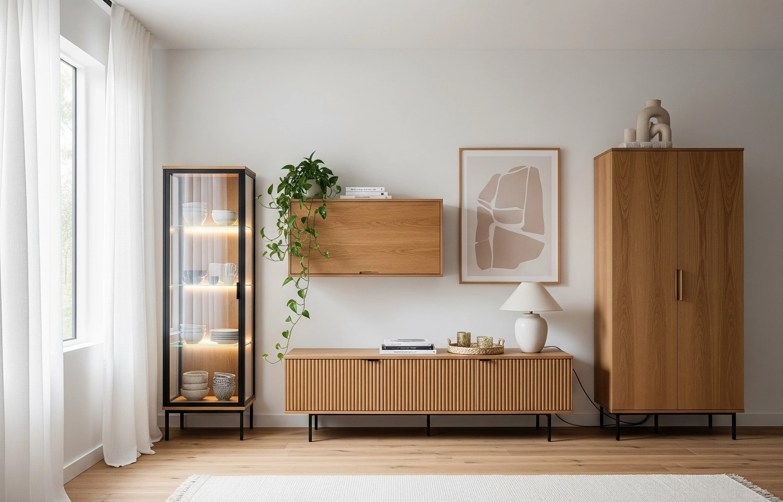 types-of-living-room-storage-cabinets-floating-wall-unit-media-console-tall-armoire-glass-display