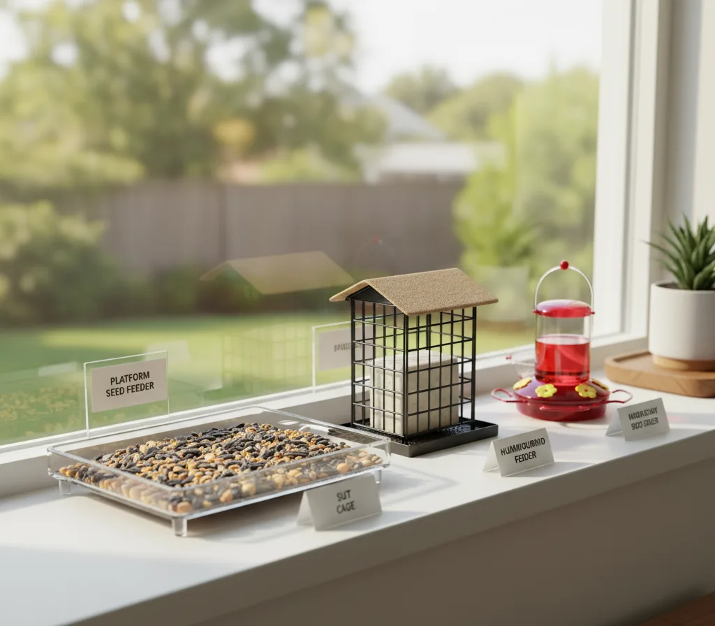 bird feeder window