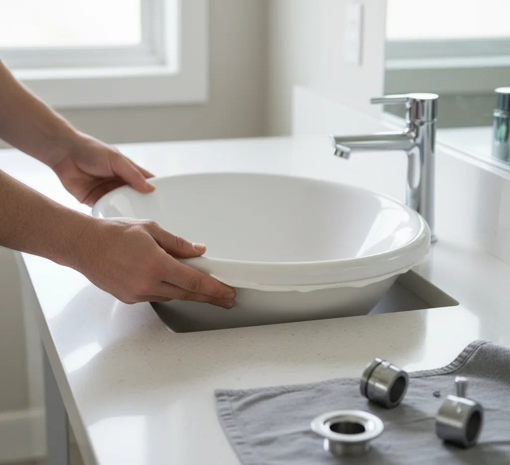 drop in sink installation