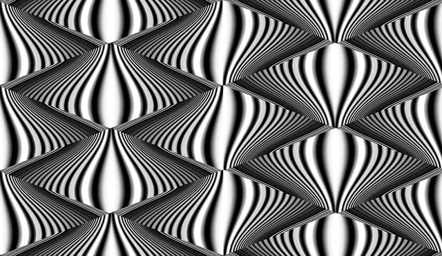 black and white abstract art