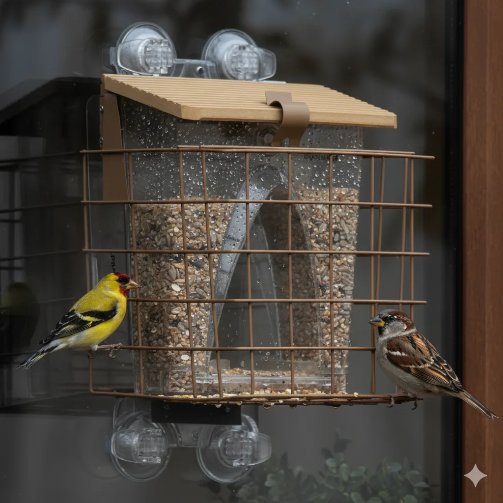 window bird feeder