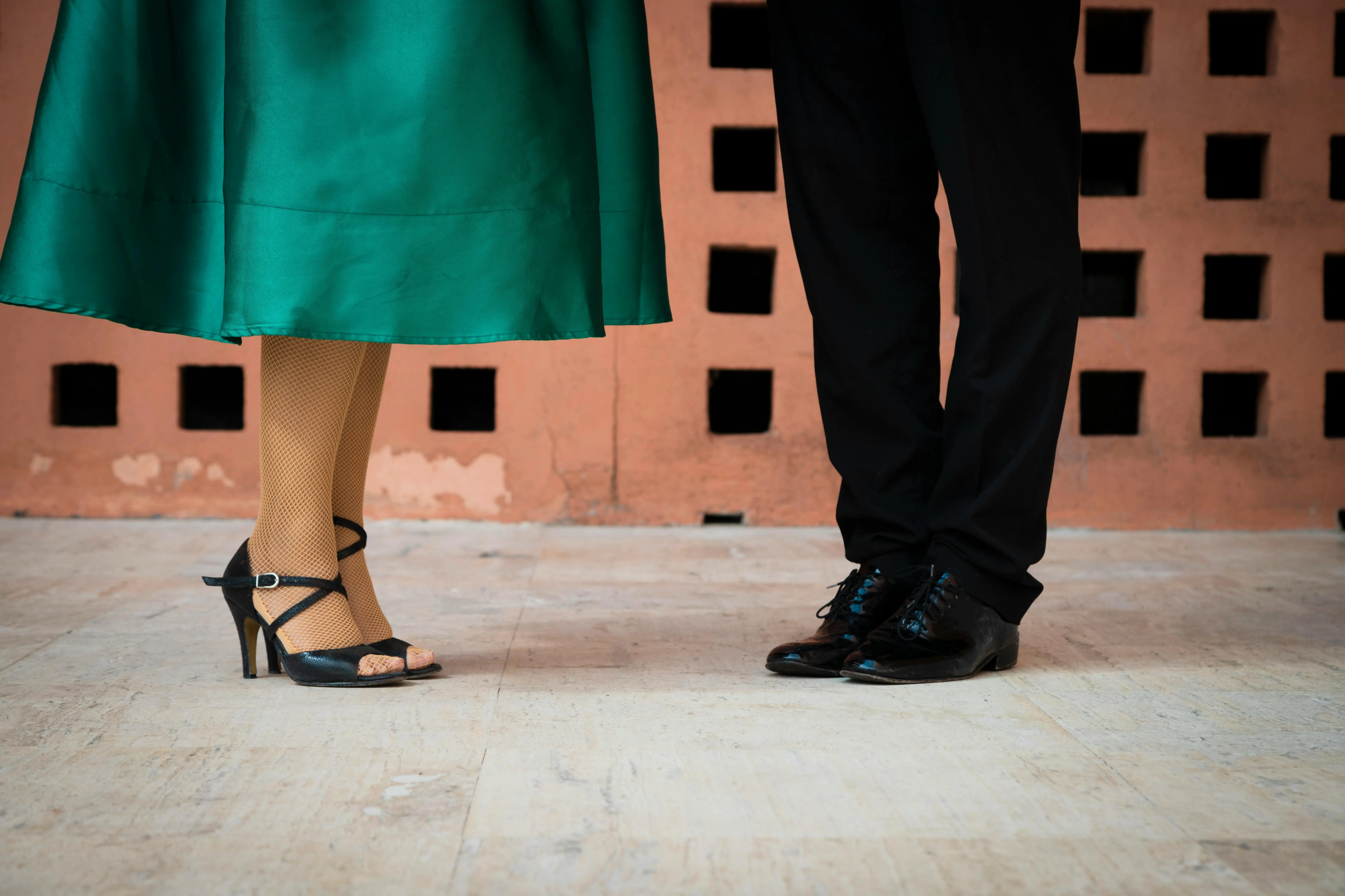 diy dance floor Close-up of a dance couple's feet in Monterrey, Nuevo León, México.