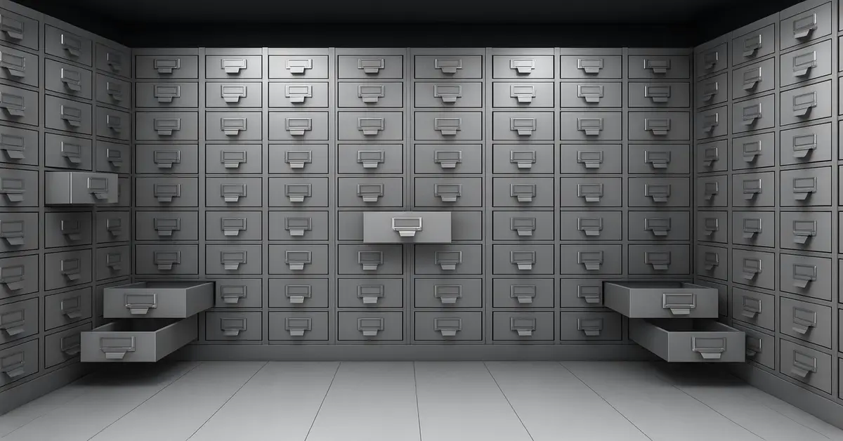 record storage cabinet