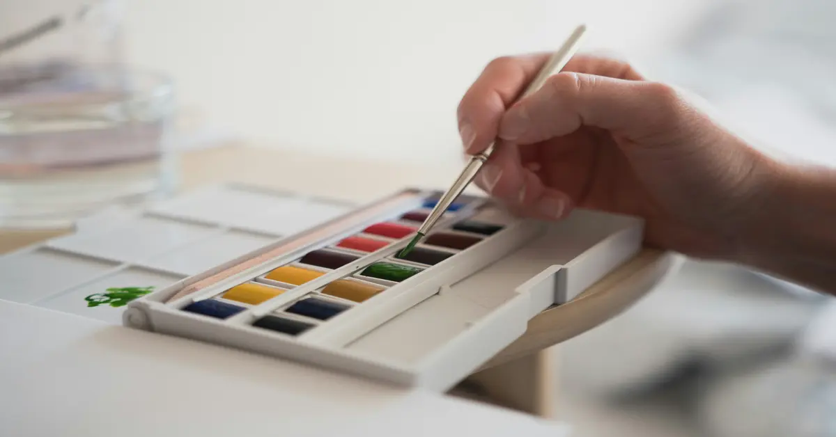 watercolor paint set
