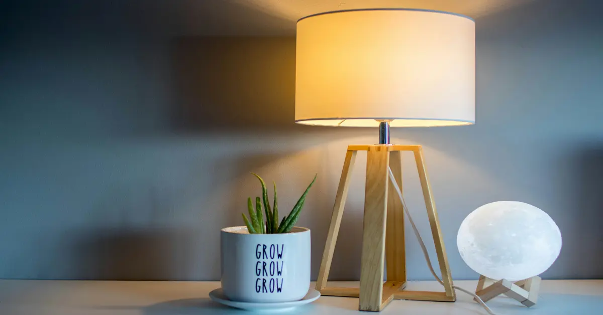white lamp