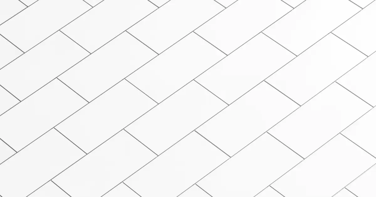 white tiles