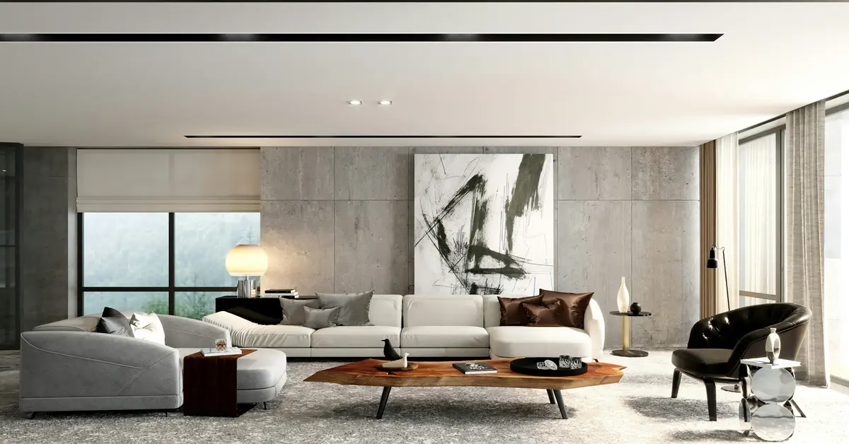 gray sectional