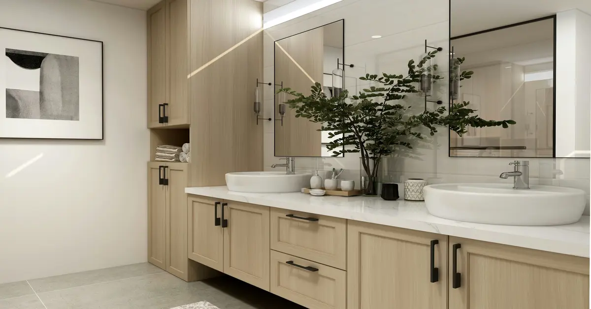 double bathroom vanities