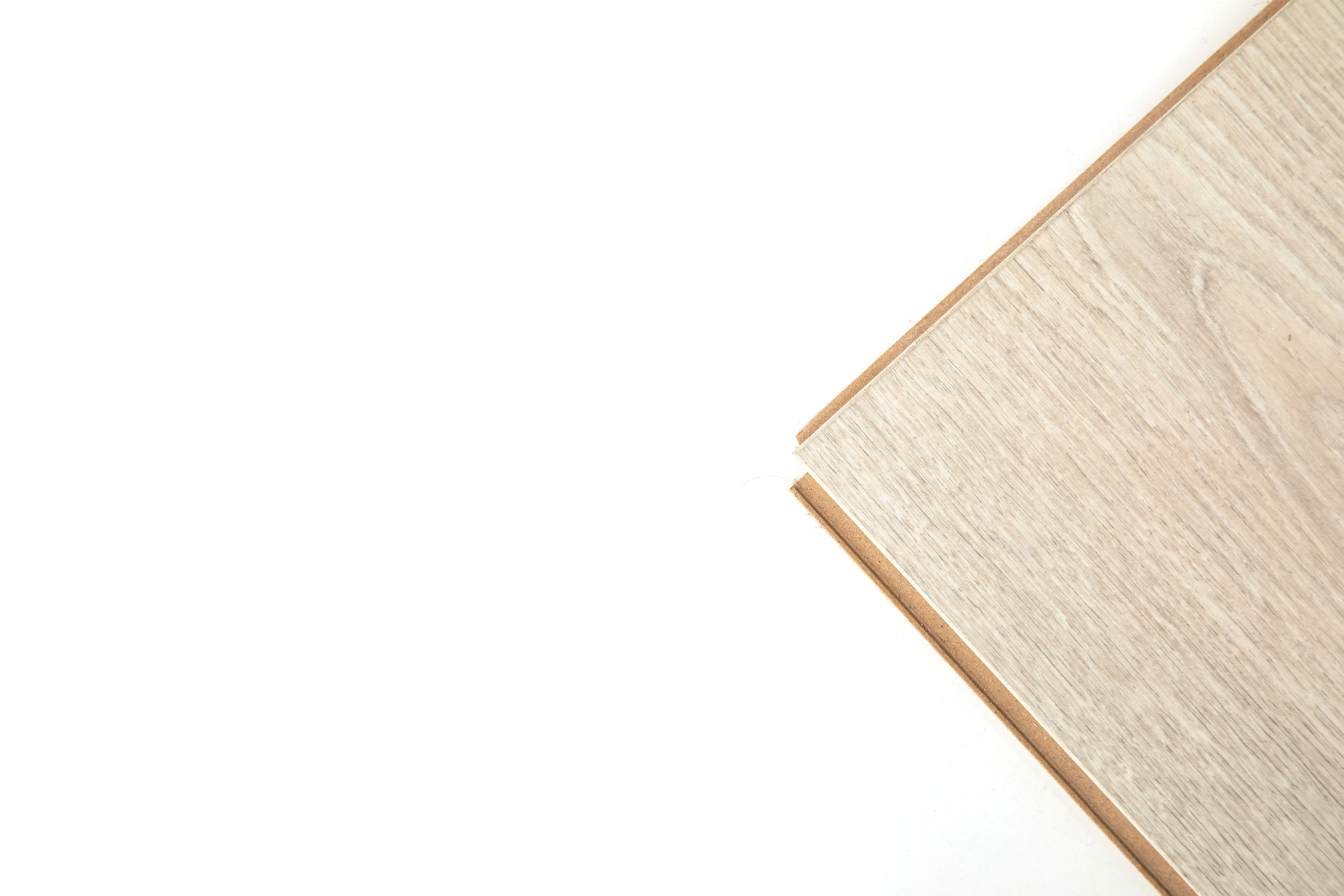 frame wood Close-up of a light wooden plank against a white background with copy space.