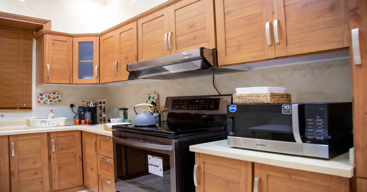 cherry wood cabinets